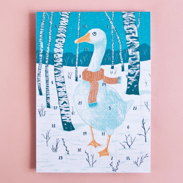 adventskalender-format-postkarte-katja-rub-motiv-gans-Cover-Vorderansicht