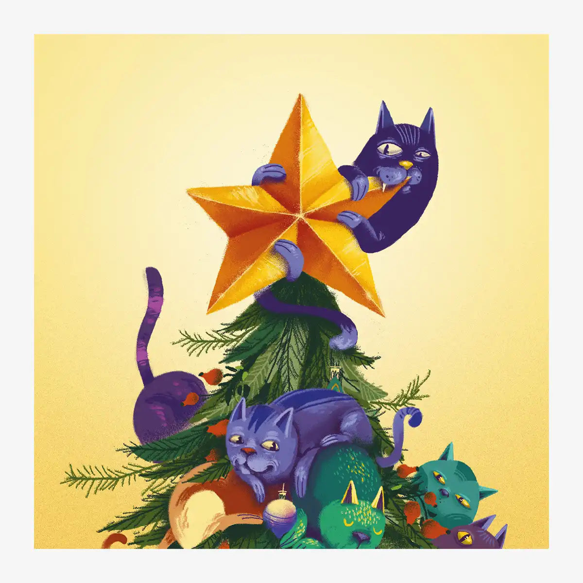 adventskalender-oh-katventskalender-format-a4-Vorderansicht-geoeffnet-Detailansicht
