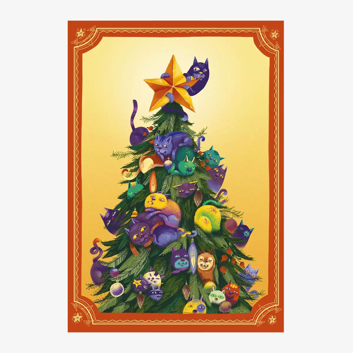 adventskalender-oh-katventskalender-format-a4-Vorderansicht-geoeffnet