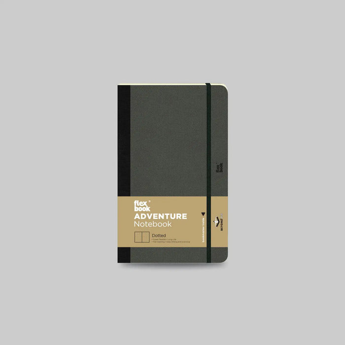 Global Notebook Adventure / off black / dotted / klein