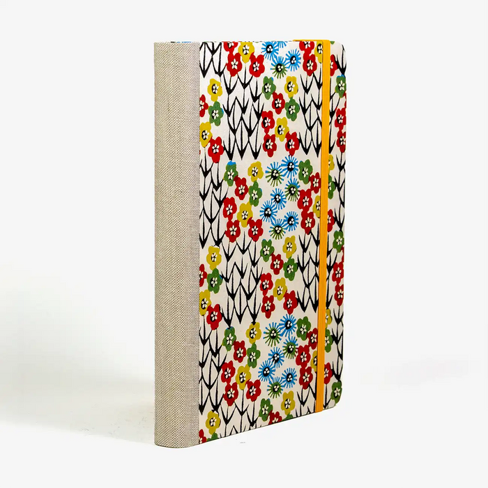 blaupause-skizzenbuch.-blanko-format-a5-288-seiten-recy-papier-mit-katazomeShi-papier-bezogen-Blumen-Zweige-cover-seitlich-hinten