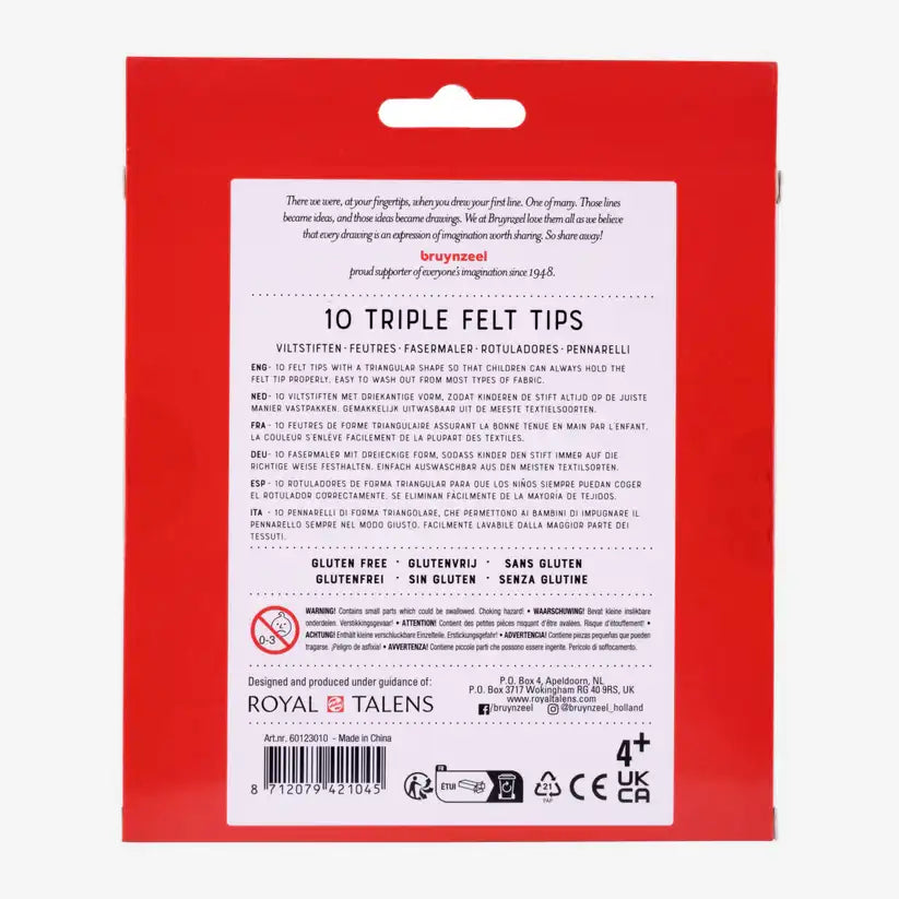 bruynzeel-fasermaler-triplet-set-10-stueck-fasermaler-fuer-kinder-Verpackung-hintzen