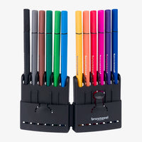 bruynzeel-fineliner-set-etui-basic-farben-12-stueck-Etui-Aufgeklappt