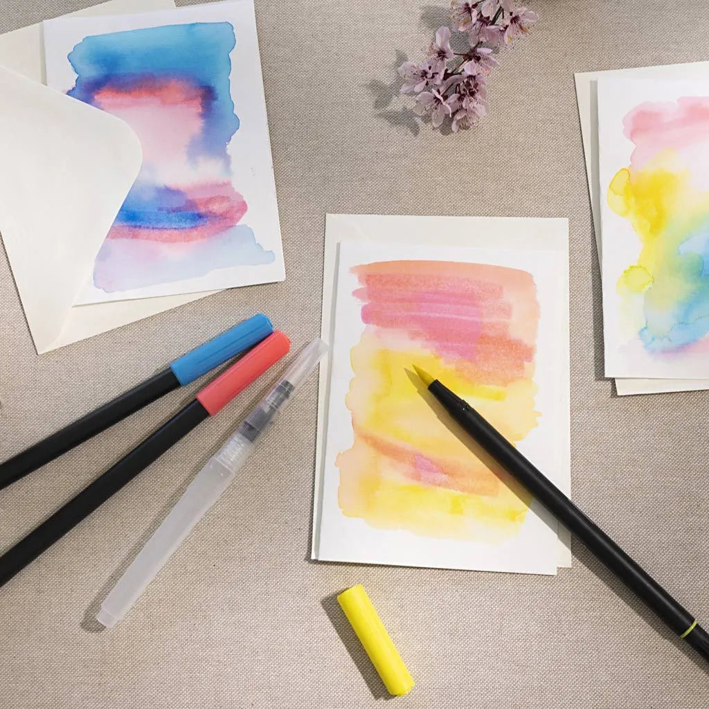 creativ-Company-Aquarell-Filzstifte-Standartfarben-Set-12-Farben-2-Spitzen-Filzstifte-Beispielbild