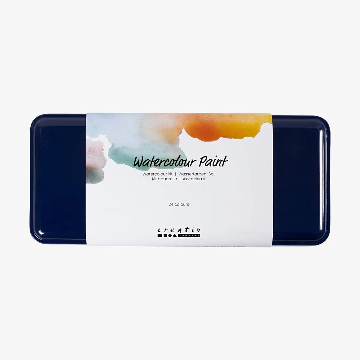 creativ-Company-Aquarell-Set-hochpigmentiert-Metallbox-mit-Pinsel-_-Mischpalette-24Farben-Verpackung-oben