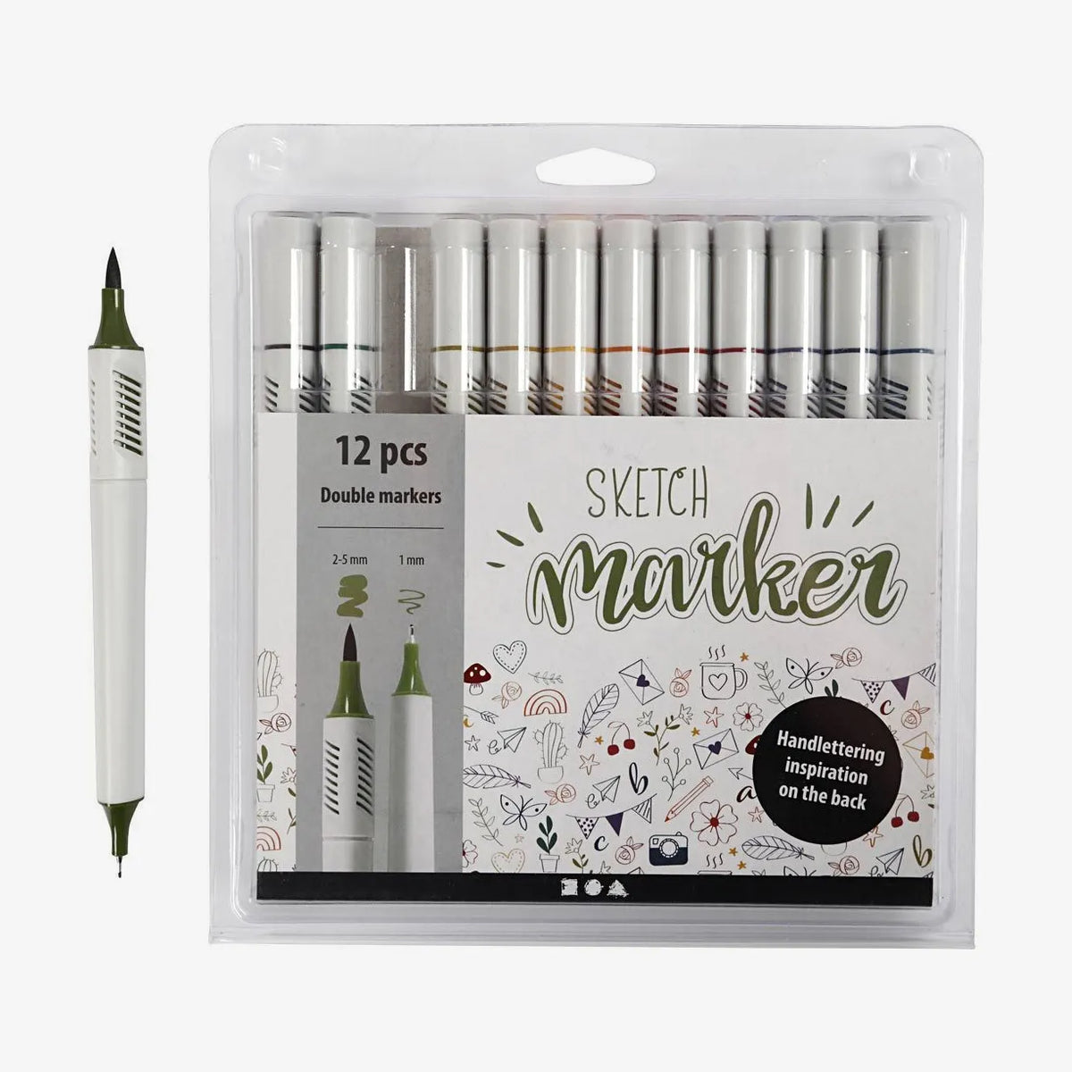 creativ-Company-Sketch-Marker-12Stueck-2Spitzen-Dezente-FArben-1mm-und-2-5mm-Filzstifte-Stift-und-Verpackung-1