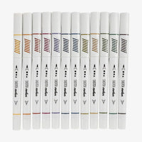 creativ-Company-Sketch-Marker-12Stueck-2Spitzen-dezenteFArben-1mm-und-2-5mm-Produktansicht-Stifte
