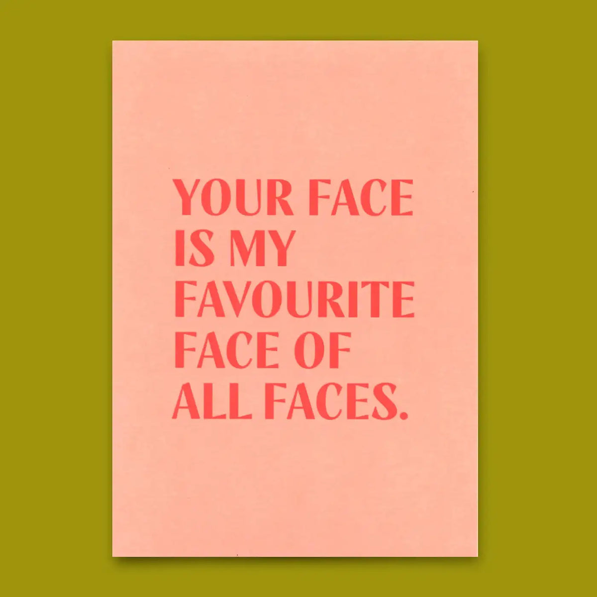 deli-cards-postkarte-favourite-face-din-a6-farbiger-Hintergrund
