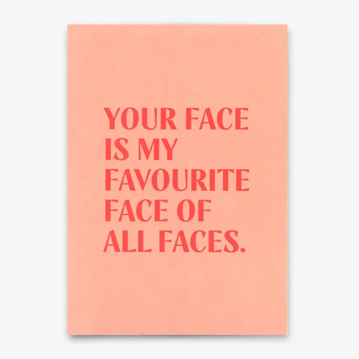 deli-cards-postkarte-favourite-face-din-a6
