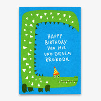 deli-cards-postkarte-happy-birthday-krokodil-din-a6