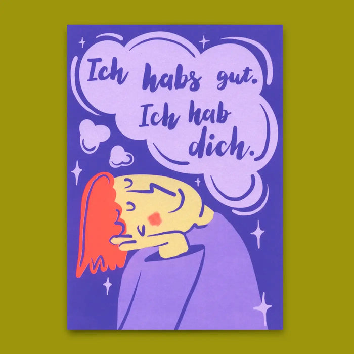deli-cards-postkarte-ich-habs-gut-din-a6-farbiger-Hintergrund