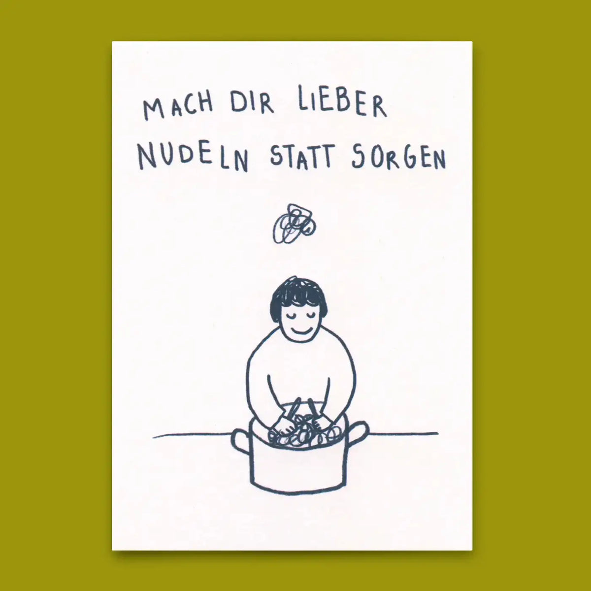 deli-cards-postkarte-mach-dir-lieber-nudeln-din-a6-farbiger-Hintergrund