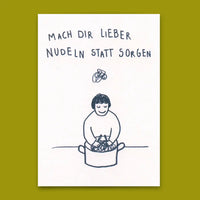 deli-cards-postkarte-mach-dir-lieber-nudeln-din-a6-farbiger-Hintergrund
