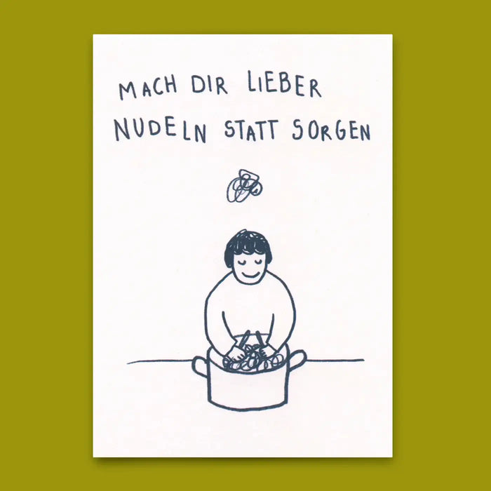 deli-cards-postkarte-mach-dir-lieber-nudeln-din-a6-farbiger-Hintergrund