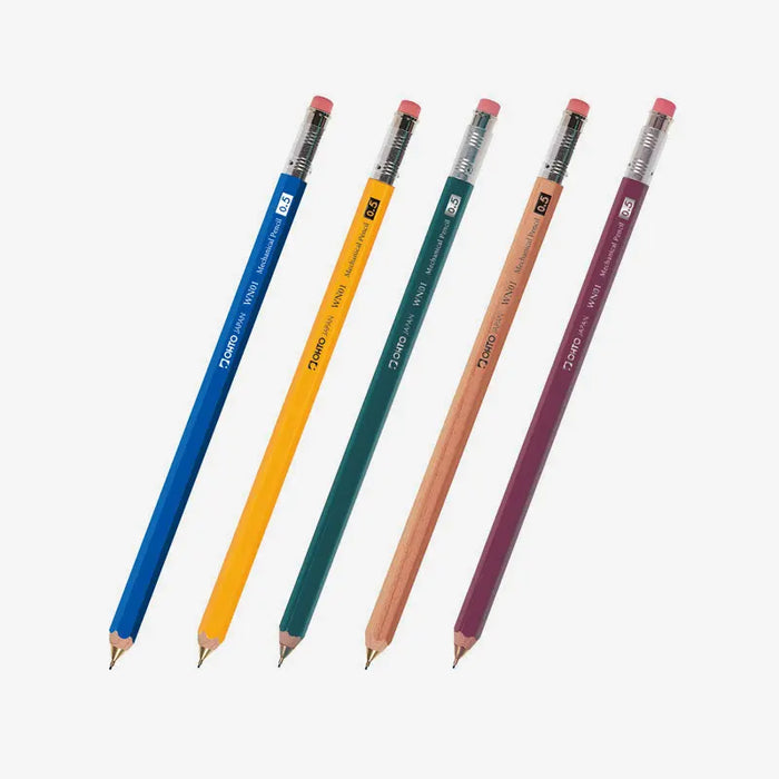 druckbleistift-wooden-mechanical-mini-pencil-strichstarke-0-5-mm-verschiedene-farben