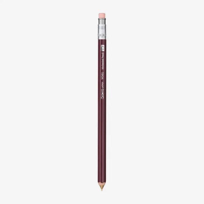 Druckbleistift | Wooden Mechanical mini pencil | Strichstärke 0.5 mm | WN01-SP5-EN - Burgundy