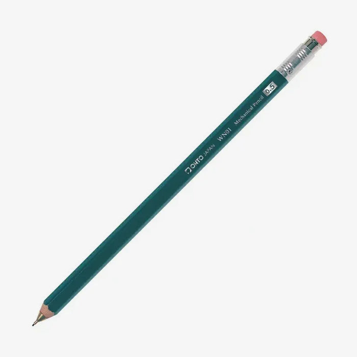 druckbleistift-wooden-mechanical-mini-pencil-strichstarke-0-5-mm-wn01-sp5-gn-green-Schraeg