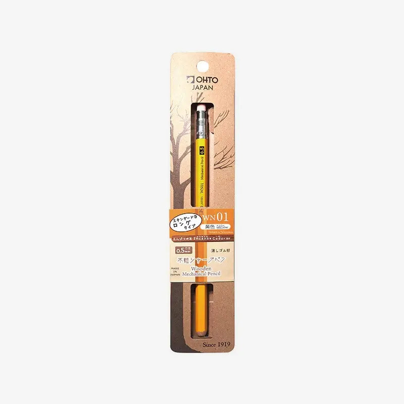 druckbleistift-wooden-mechanical-mini-pencil-strichstarke-0-5-mm-wn01-sp5-yl-yellow-in-Verpackung