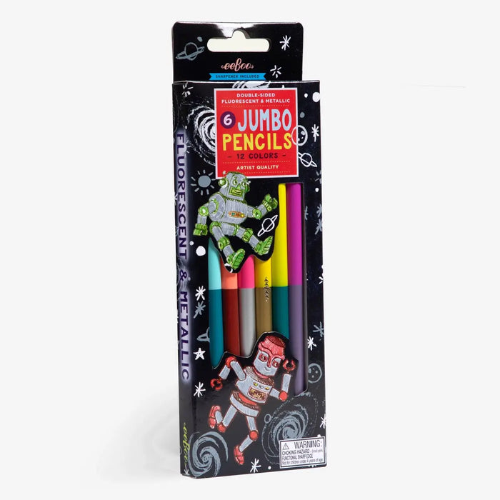 eeboo-Buntstiftset-doppelseitige-6Stifte-12-FArben-Roboter-box-Stifte-Produkt-Verpackung-vorn