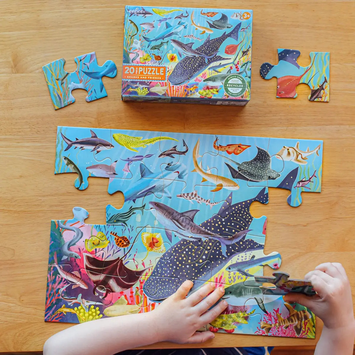 eeboo-Dino-20teilig-Haipuzzle-box-1-produkt-verpackung-vorn-Beispielfoto