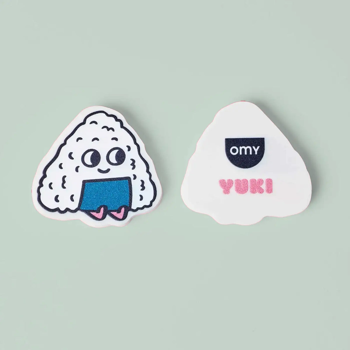 eraser-buddies-yuki-duft-radiergummi-onigiri-Ansicht-Radiergummi-Vorn-und-Hinten