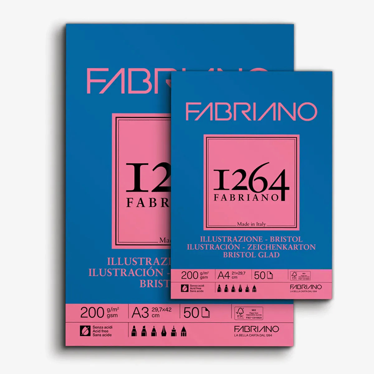 fabriano-1264-bristol-zeichenblock-200g-dina4-und-dina3-50blatt