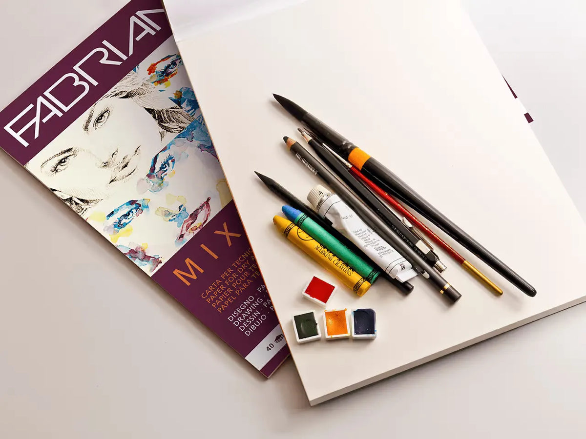 FABRIANO® MIXED MEDIA - Mixed Mediablock 250 g/m² | Din: A5 | 40 Blatt