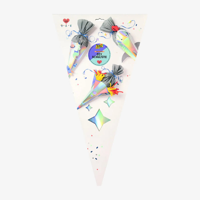 Schultüten-Bastelset / SPACE SCHOOL