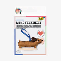 Mini Filzinies / Dackel / 12 teilig