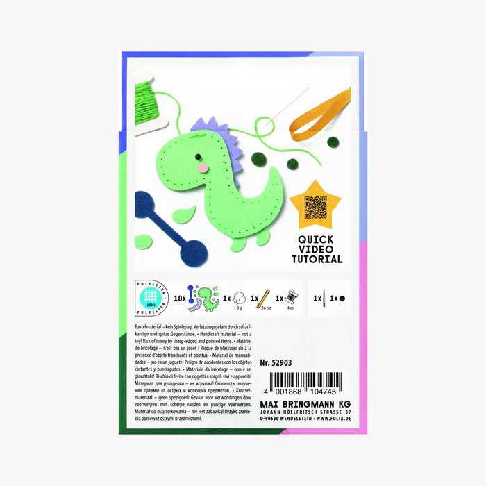 Mini Filzinies / DINOSAURIER / 12 teilig