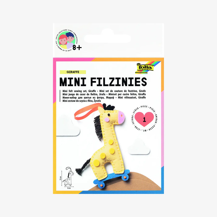 Mini Filzinies / GIRAFFE / 13 teilig