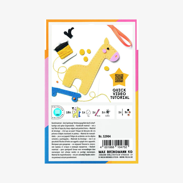 Mini Filzinies / GIRAFFE / 13 teilig