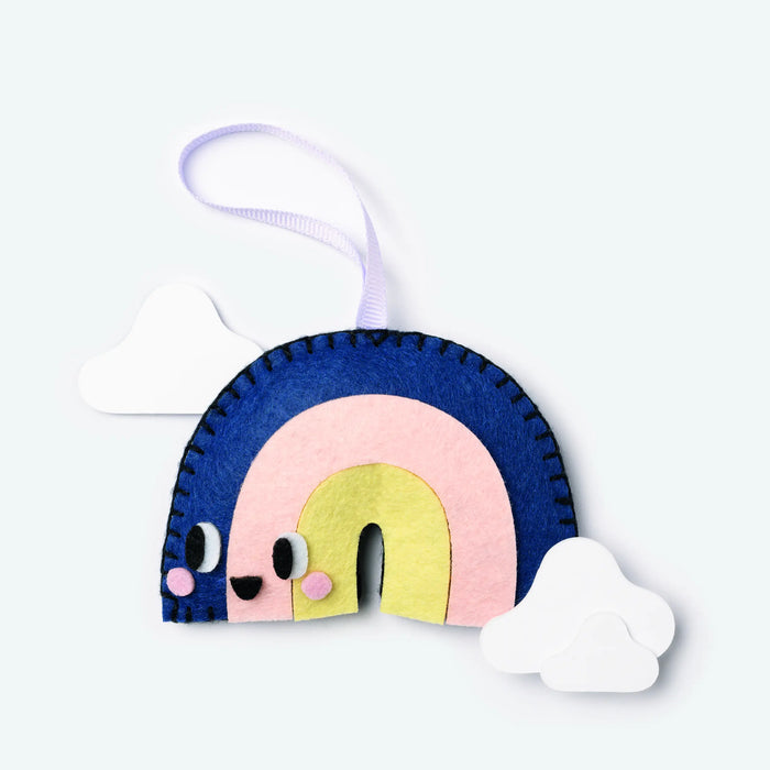 Mini Filzinies / Regenbogen / 15 teilig