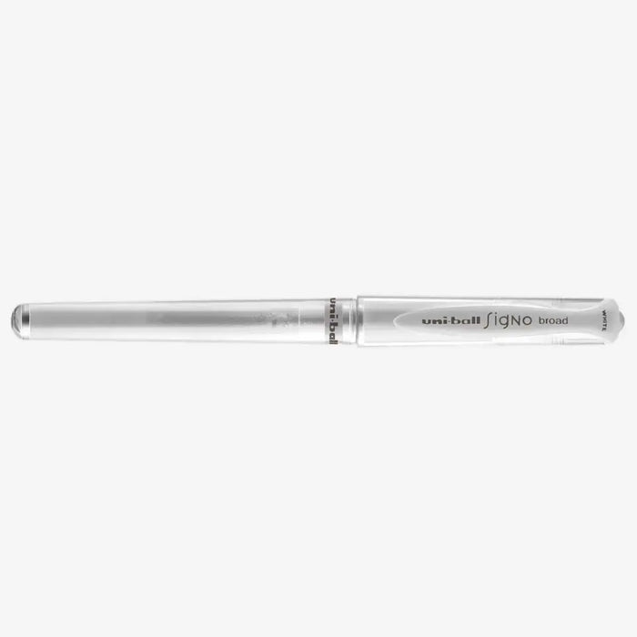gel-tintenroller-uniball-signo-broad-um153-weiss-Stift-geschlossen