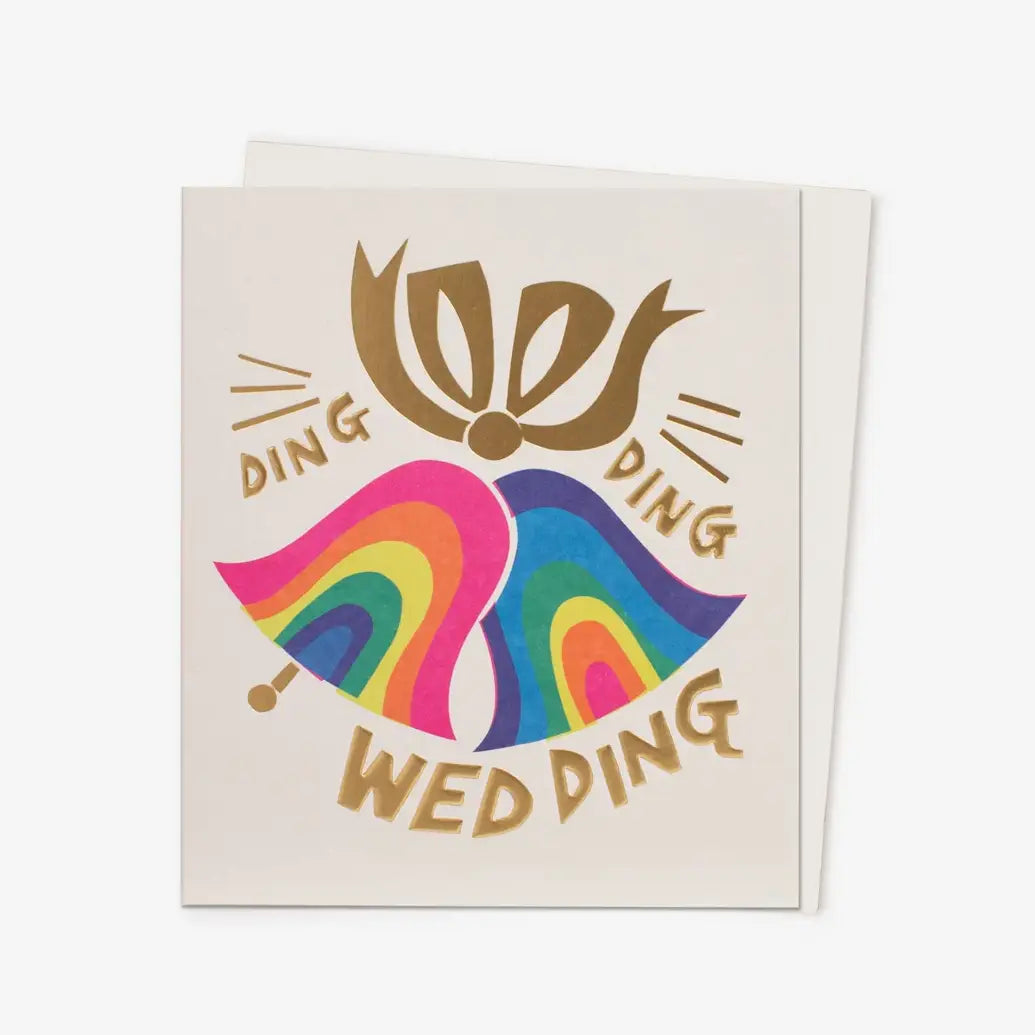 Grußkarte | Hochzeits Karte mit Umschlag | Newton Davey | Ding Ding Wedding