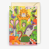 Grußkarte | Karte mit Umschlag | Allison Black | Friends of the Desert Greeting Card