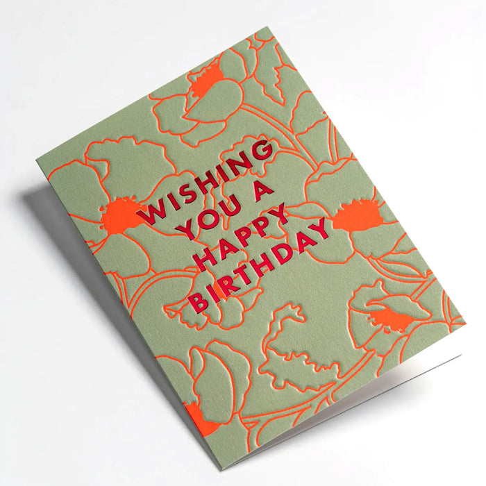 grusskarte-karte-mit-umschlag-geburtstag-florence-broadhurst-poppies-wishing-you-a-happy-birthday-card-Klappkarte