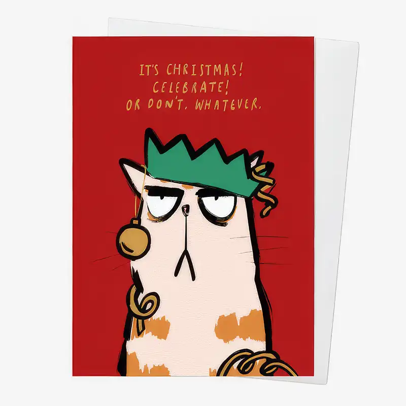 grusskarte-weihnachtsgruesse-karte-mit-umschlag-peter-ryan-it-s-christmas-celebrate-or-don-t-whatever