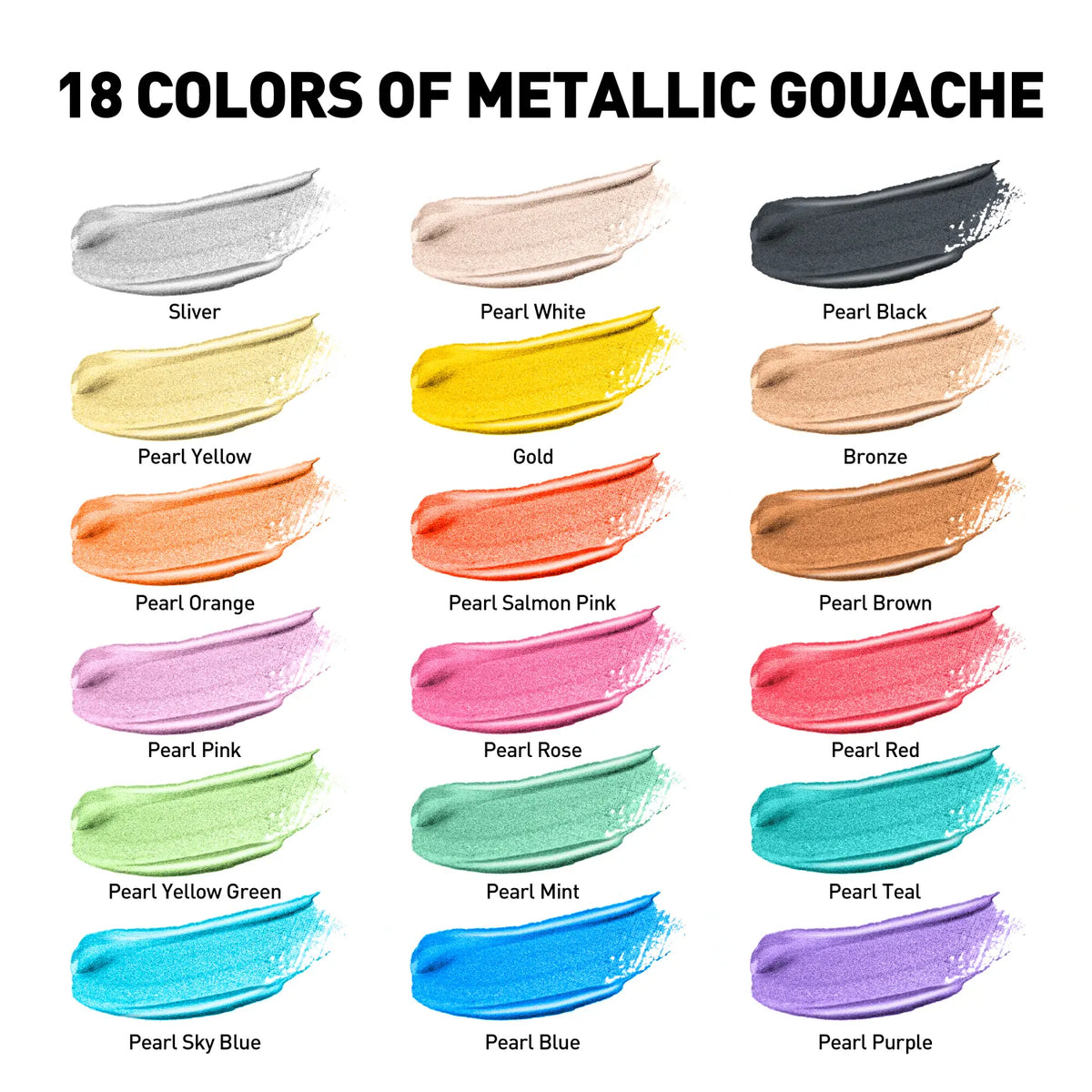 himi-metallic-jelly-gouache-set-18-farben-30g-yellow-case-Farbkarte