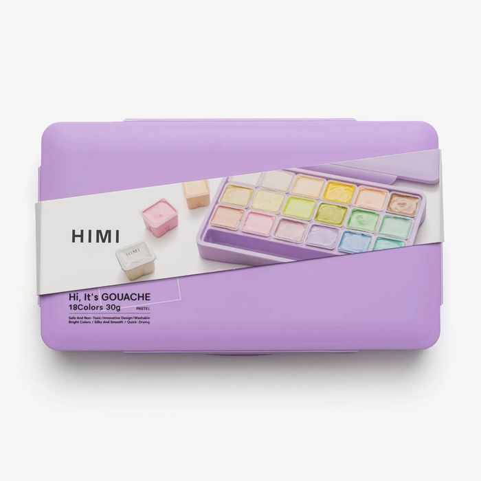 himi-pastel-jelly-gouache-set-18-farben-30g-purple-case-Verpackung
