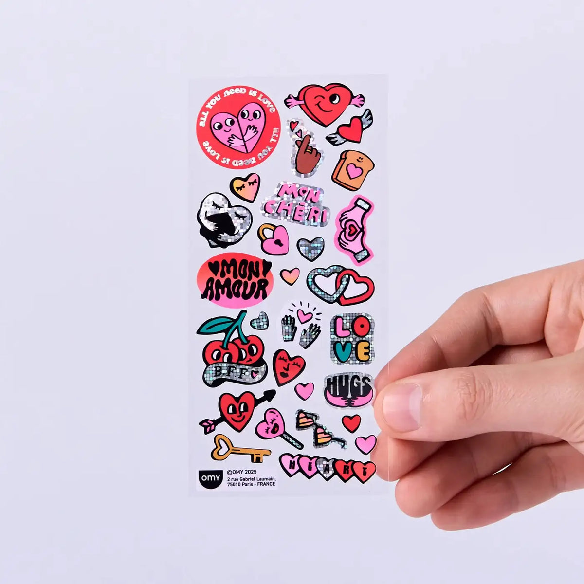 iconic-fabulous-stickers-Love-stickerbogen-Sticker-Vorderansicht