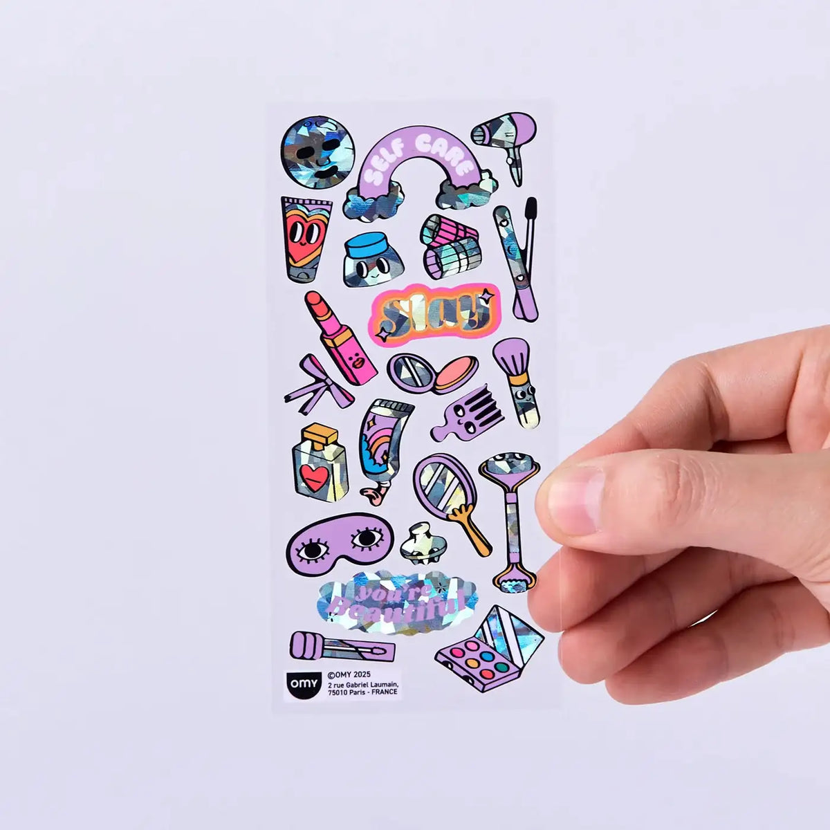 iconic-fabulous-stickers-Make-up-stickerbogen-Sticker-Vorderansicht