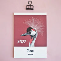 jahreskalender-wandkalender-katja-rub-2027-format-a5-motiv-tiere-Deckblatt-Cover