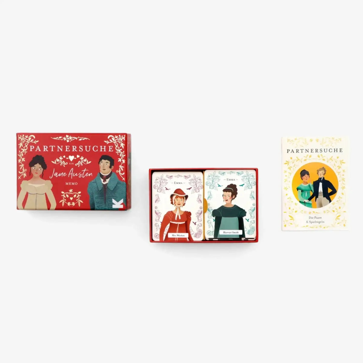 jane-austen-partnersuche-ein-memo-spiel-box-goeffnet-mit-Anleitung