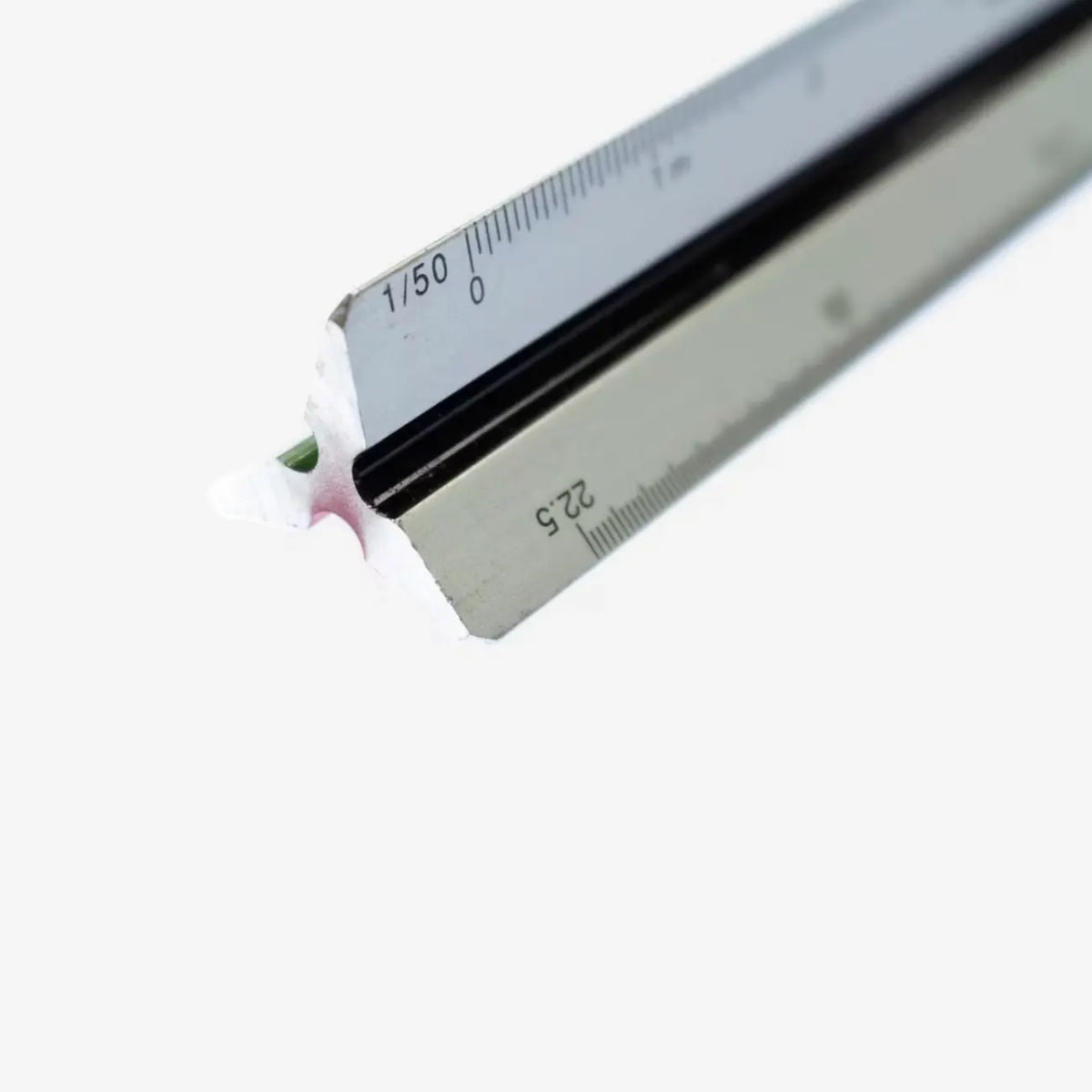 kangaro-dreikant-massstab-architekt-aluminium-300mm-Detailansicht-2