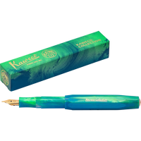 kaweco-collection-fuellhalter-marble-ocean-feder-Fuellermitaufgesteckter-Kappehinten-2-mit-verpackung