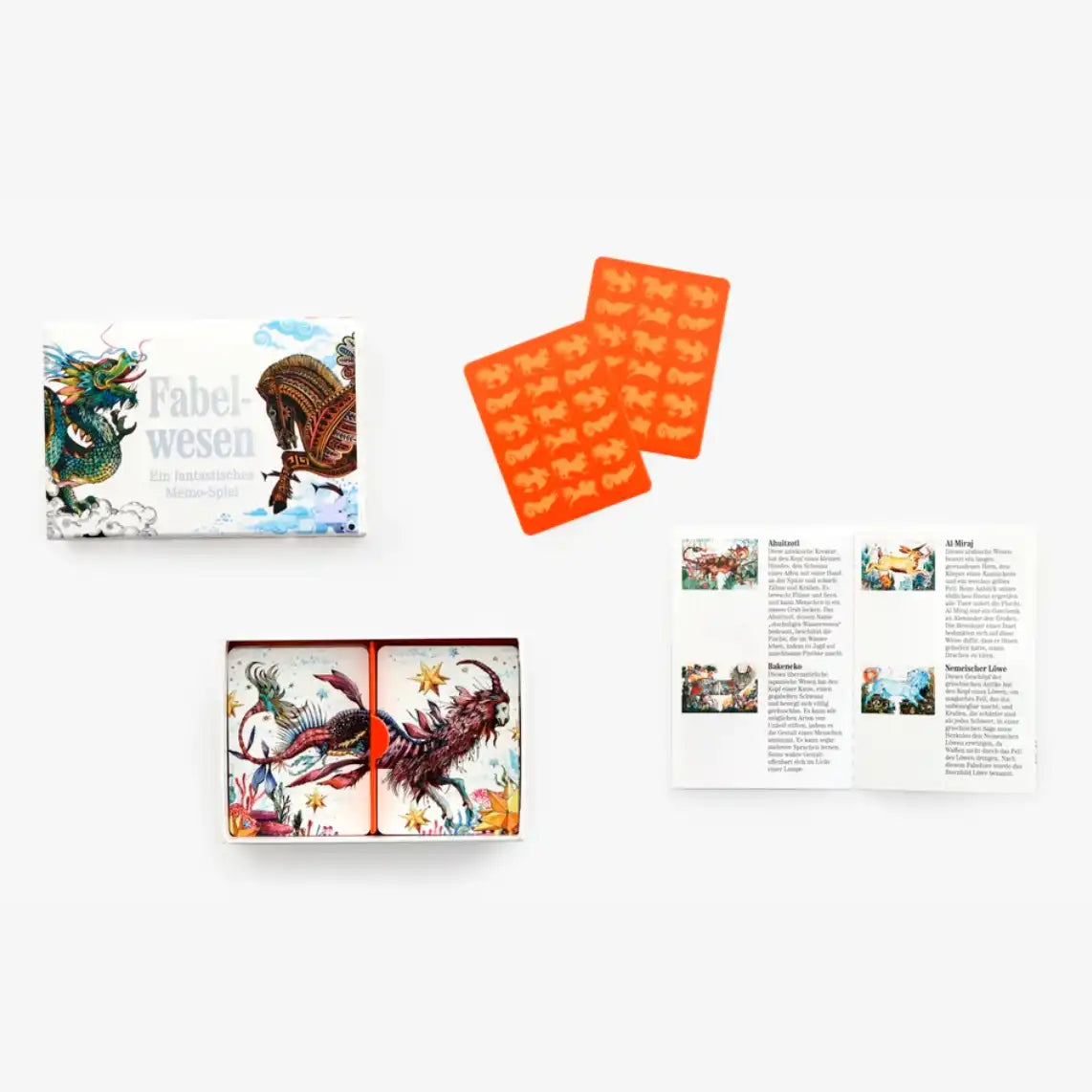 laurence-king-verlag-memo-spiel-fabelwesen-memo-spiel-mit-25-fantastischen-wesen-Verpackung-und-Inhalt-2