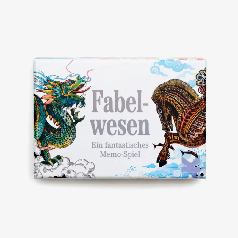 Laurence-king-verlag-memo-spiel-fabelwesen-memo-spiel-mit-25-fantastischen-wesen-Verpackung-vorn