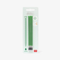 Legami-refill-Ersatzmine-fuer-loeschbaren-Gelstift-Erasable-Pen-Gruen-Tinte-3er-Set-Produktansicht-in-Verpackung