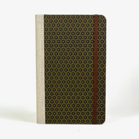 dottedFormat-A5small-bezogen-mit-Chiyogami-Ashanoa-olive-braun-auf-schwarz-cover-vorn
